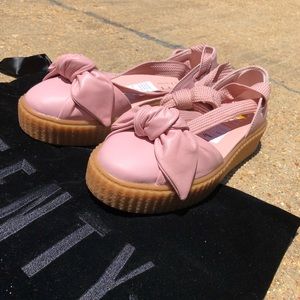 NTW blush pink Fenty by Rihanna Puma creepers